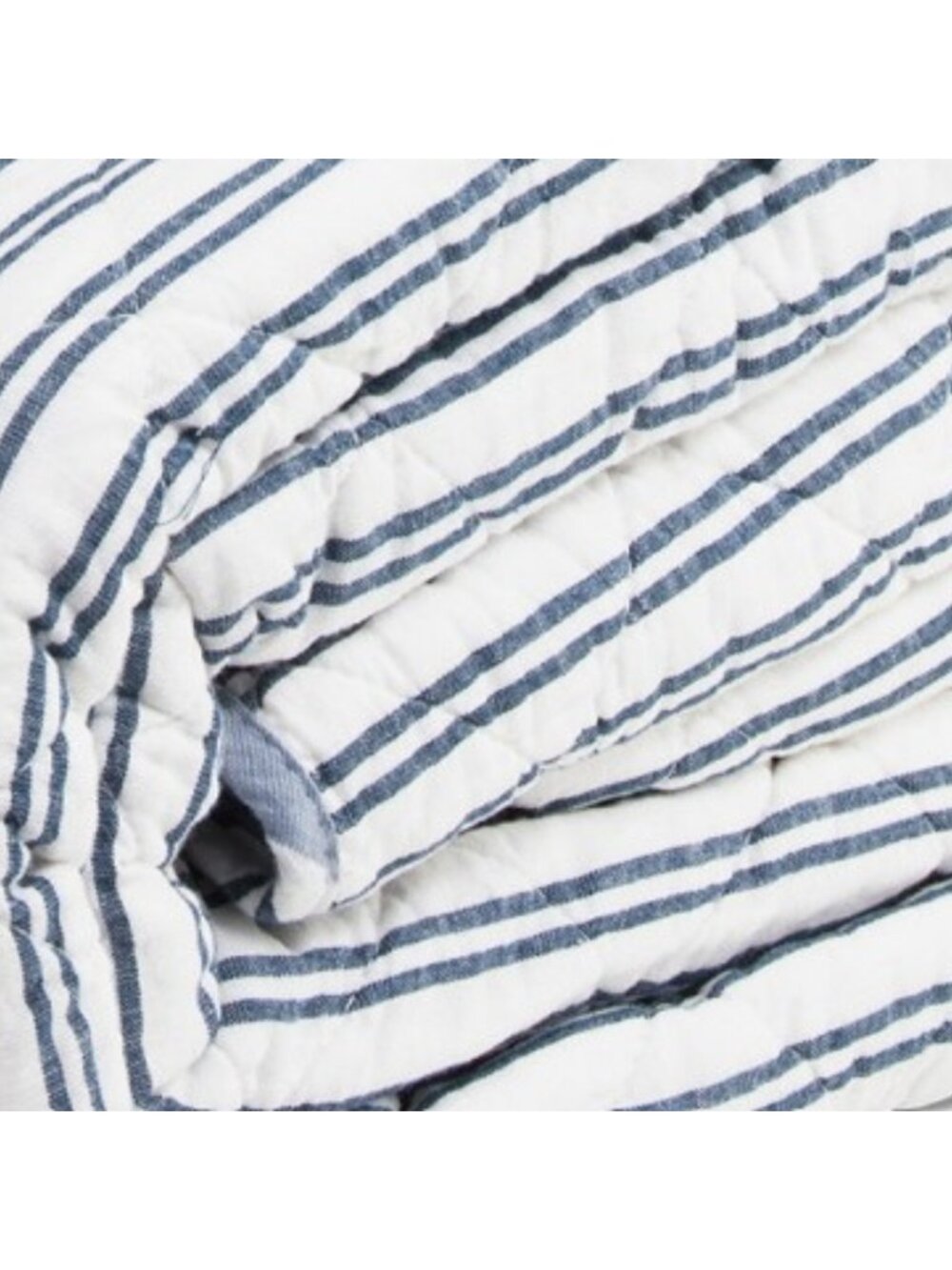 BROOKS BROTHERS Cotton Striped Layering Quilt - Picture 5 of 5